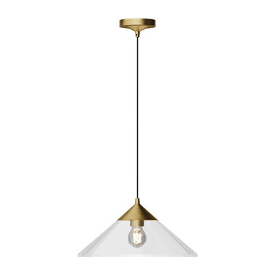 Luminaire suspendu conique à 1 lumière Johnson