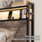 Bed Frame With 2-Tier Storage Headboard, Metal Platform Bed Frame With 4 Storage Drawers, Built In Charging Station And LED, Metal Support/No Box Spring Needed, Gray-41797382-41797404