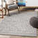 Tapis taupe patiné d'inspiration mondiale Wysocki