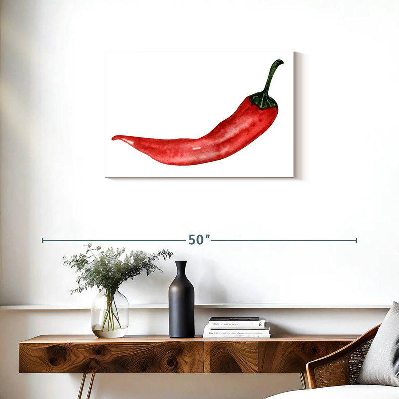 Chili Pepper, 20" H x 30" W