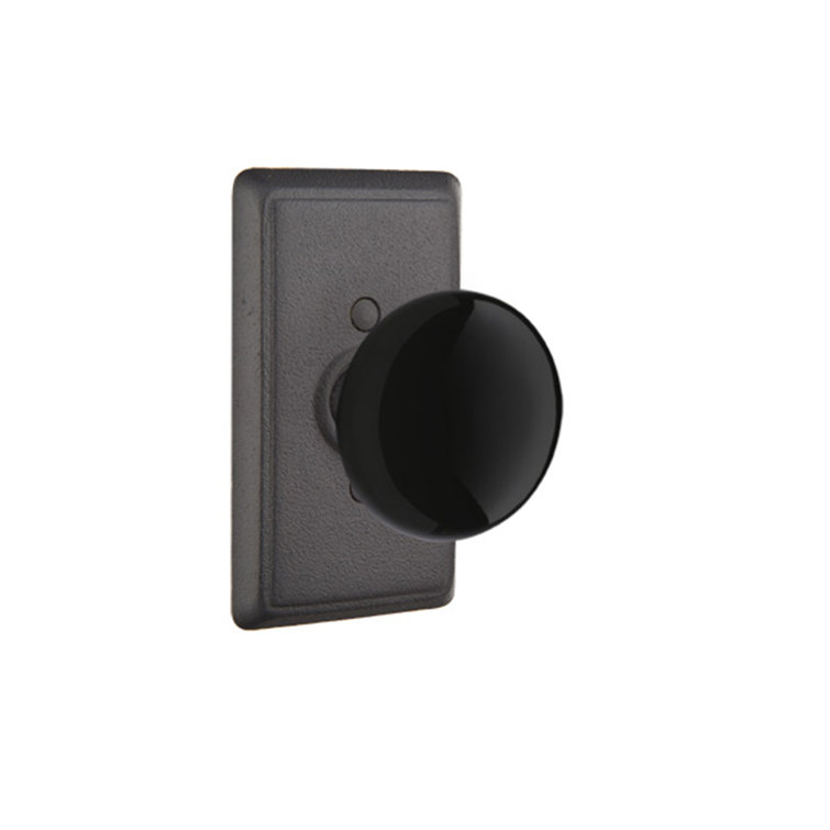 Double Dummy Madison Black Knob with 3 Rose