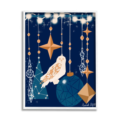 " Geometric Winter Owl " by Hannah Byatt