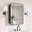 Miroir encastré ou en saillie de 16 po x 20 po avec tablettes ajustables pour armoire à pharmacie-335745588-335809287