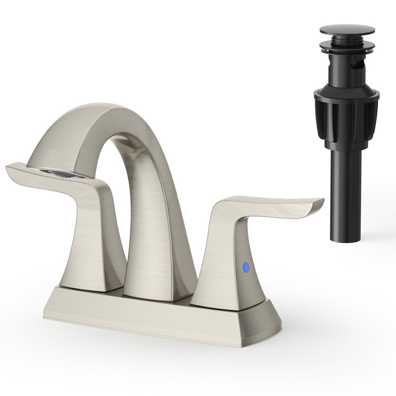 Bathroom Faucets, Faucet For Bathroom Sink - 2 Handle Basin Faucet, 3 Hole 8 Inch Widerspread Bathroom Faucet, Brushed Nickel