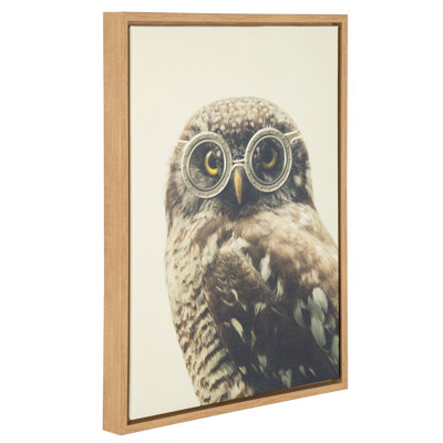 Owl by Emiko and Mark Franzen F2Images Framed Canvas Wall Art Print