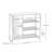RiverRidge Afton Entryway Shoe Storage Organizer with 3 Shoe Racks and 2 Shoe Organizer Boxes - Weathered Woodgrain
