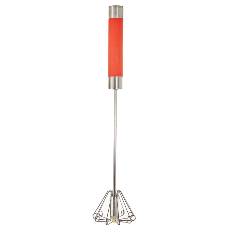 Fouet en acier inoxydable 18/10 BergHOFF Essentials, 12", Rouge