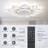 Angstrom 38.19" 6-Speed Reversible Dimmable LED Flush Mount Ceiling Fan With Remote Control And App