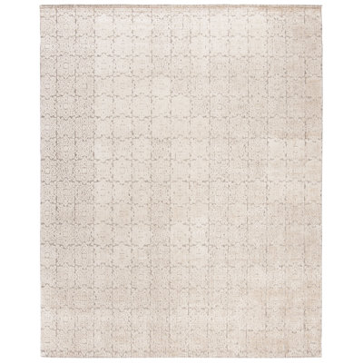 Loany Hand Loomed Viscose Geometric Rug