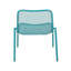 Chaises empilables, espace extérieur, l 26 po x P 21,75 po, chaises de couleur bleu sarcelle à utiliser, structure stable,