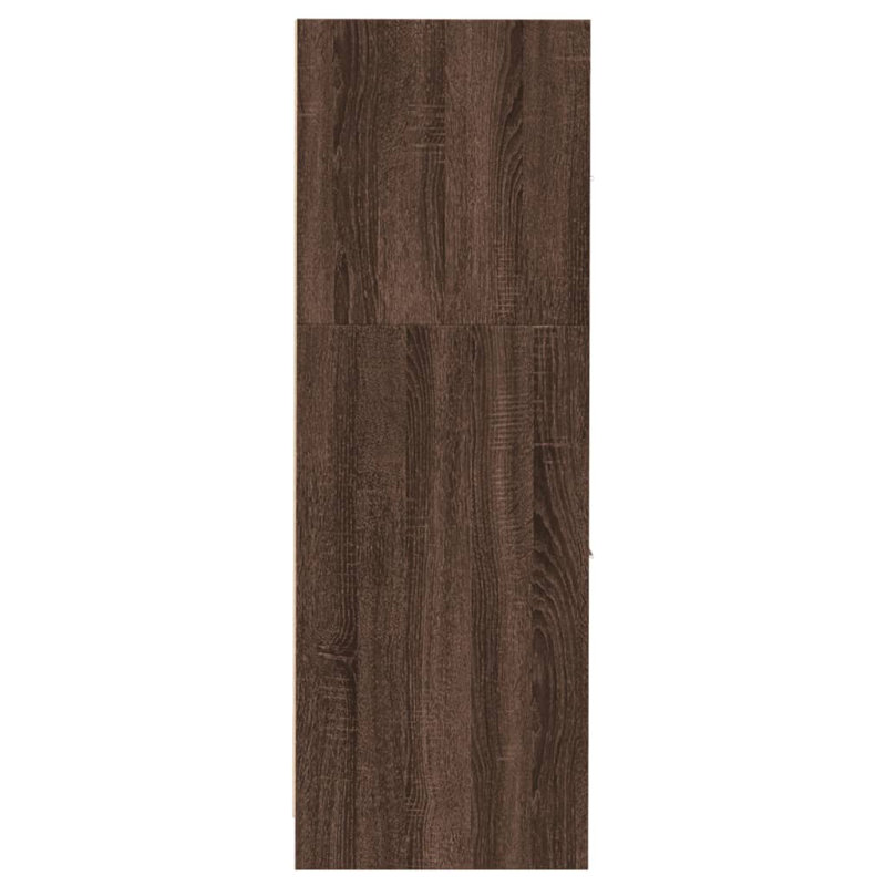 30cm Sideboard, Brown oak look
