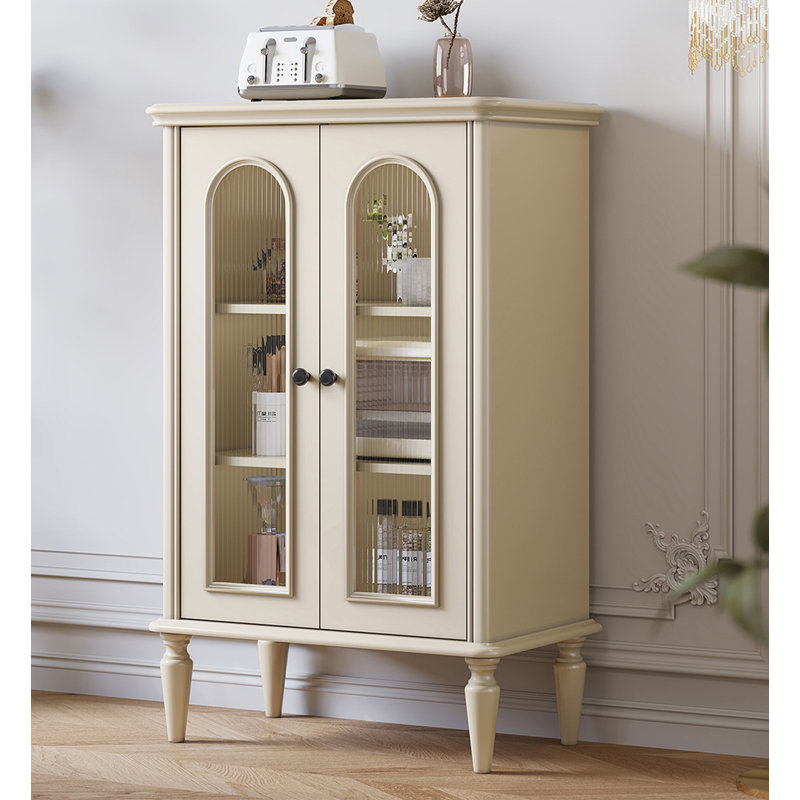 Compact Glass Door Cabinet Multi Scene