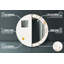Huldar Glass Flat Wall Mirror