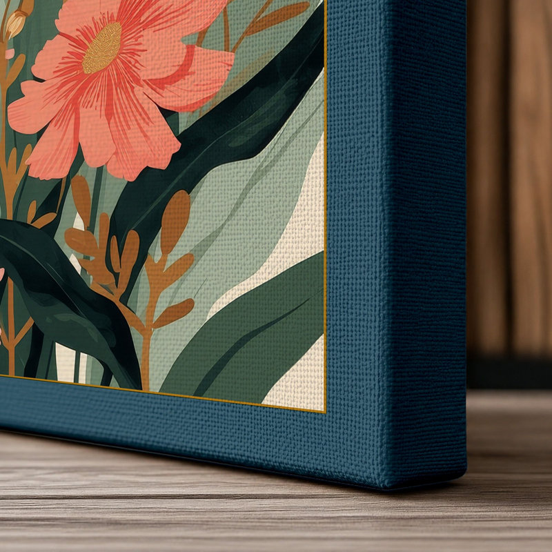Print, 30x20 - 76.2 x 50.8 cm, Teal Border