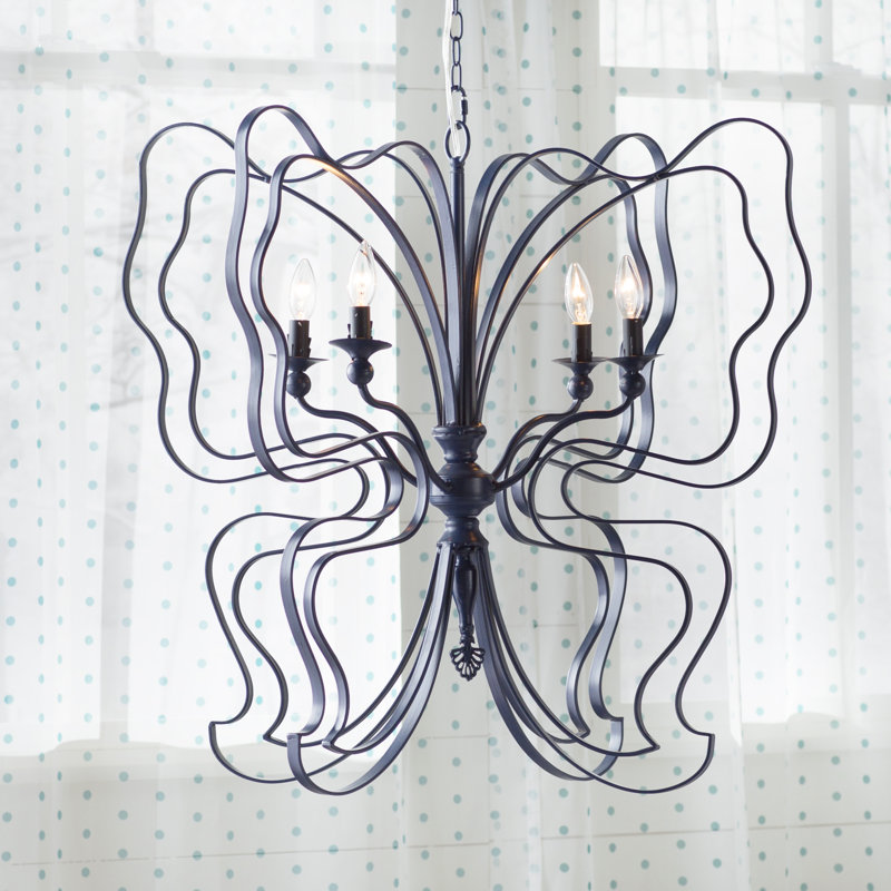 Holmfirth 4 - Light Geometric Chandelier