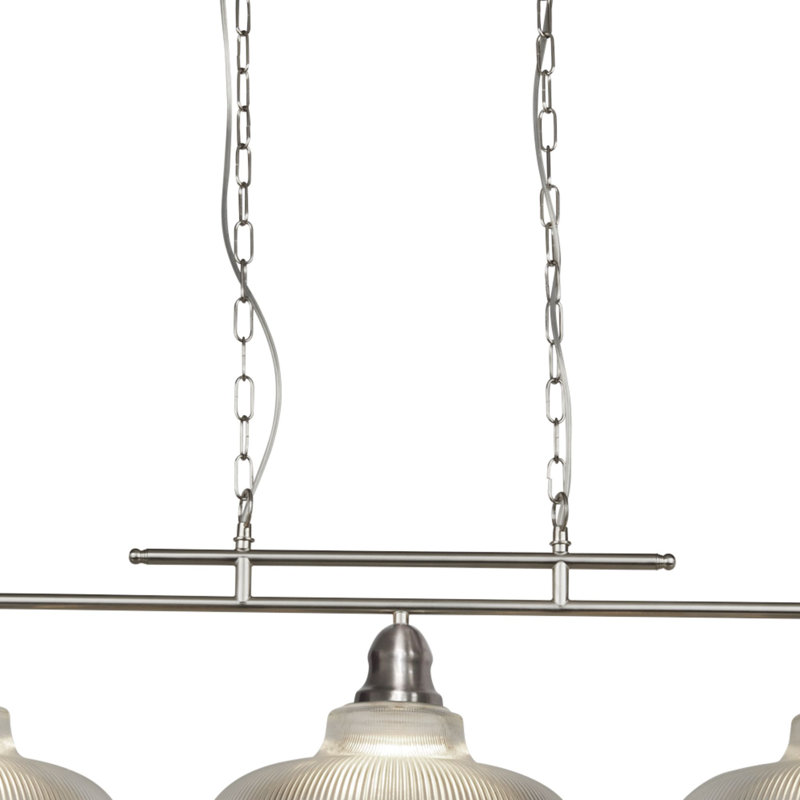Abeer 3 - Light Satin Silver Kitchen Island Pendant