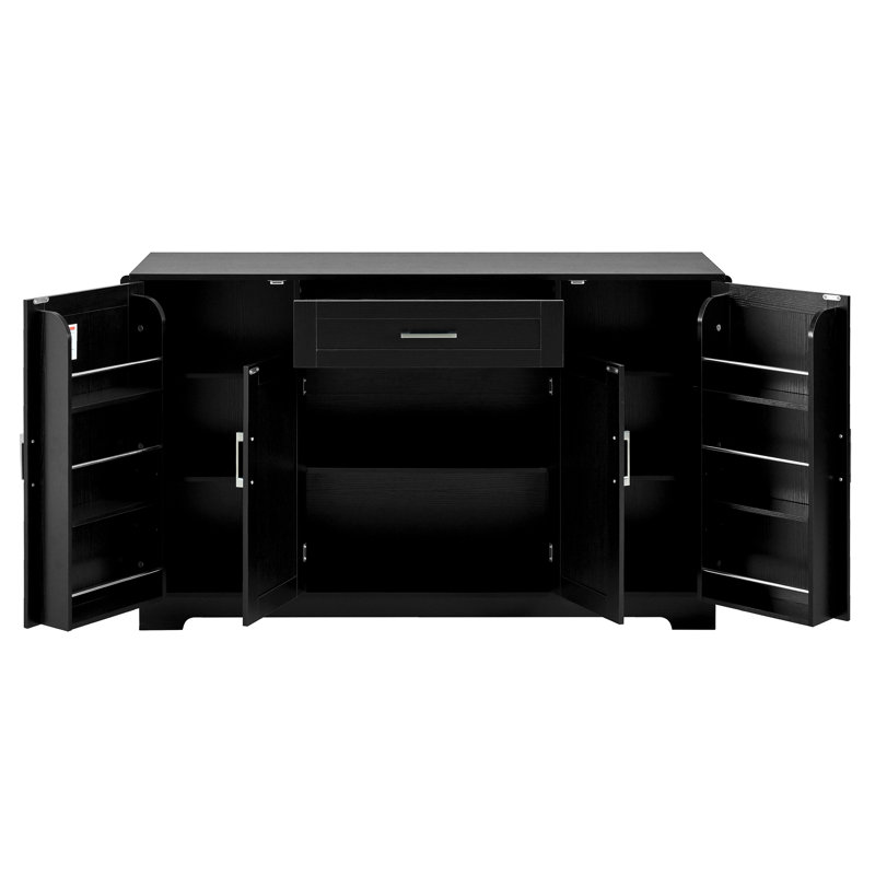 Armoire de rangement à panneaux latéraux et buffets, cuisine moderne, 54,3 po