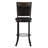 Roni Swivel Upholstered Counter Stool with Metal Frame-1863960003