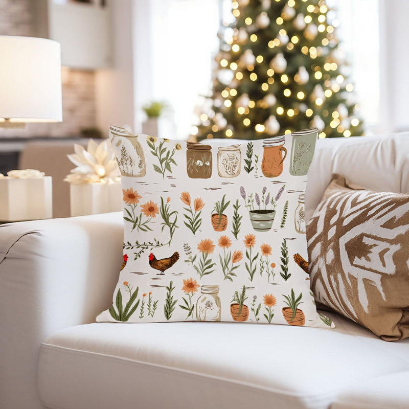 Rustic Farmhouse Pattern IV, 20"H x 20"W