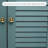 Kenlei 6 Shutter Door Accent Cabinet-1741636870