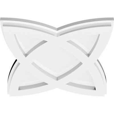 10"OD x 3 3/4"C x 1"P Cosmo Architectural Grade PVC Contemporary Ceiling Medallion