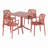 4-Person Outdoor Square Dining Set-2046385430