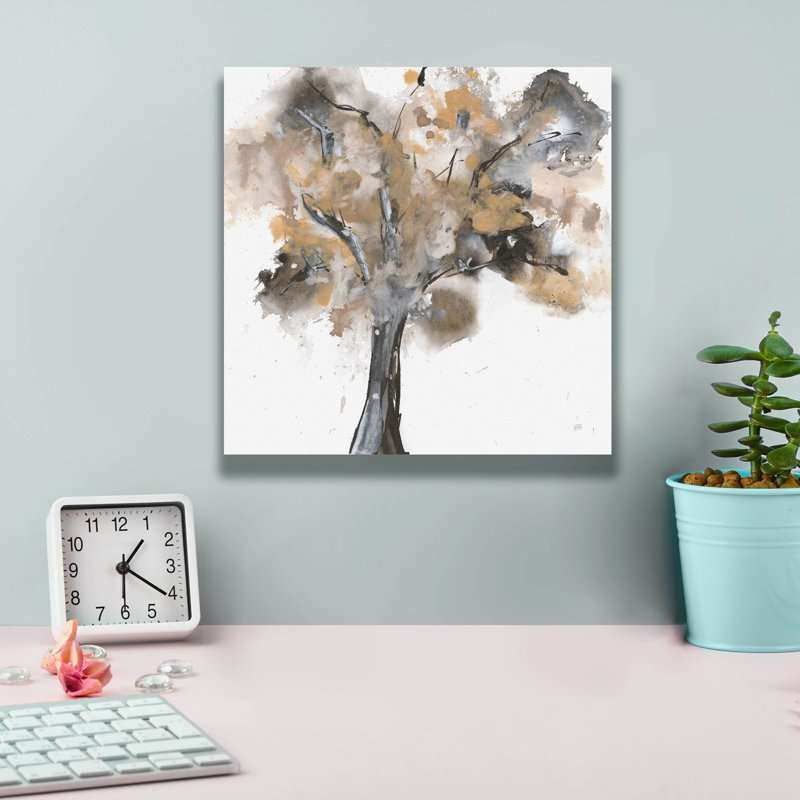  «Treetops 1» par Chris Paschke, art mural sur toile, 26 po x 26 po, H 12 po x l 12 po x P 0,75 po