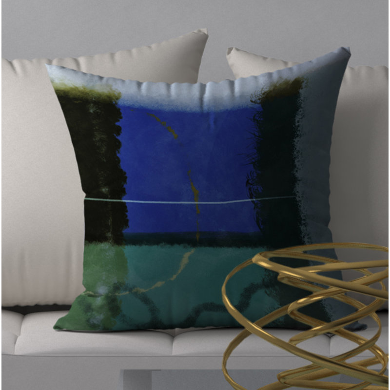  Housse de coussin carré et insert, H 24 po x l 24 po