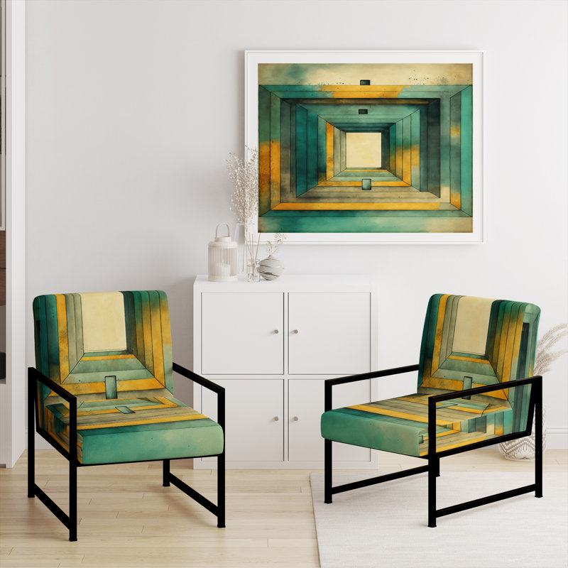 Fauteuil d'appoint rembourré Briadale, Noir, noir, noir, noir