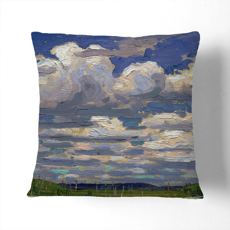 Square Throw Cushion, Stone, 55cm H x 55cm W x 20cm D