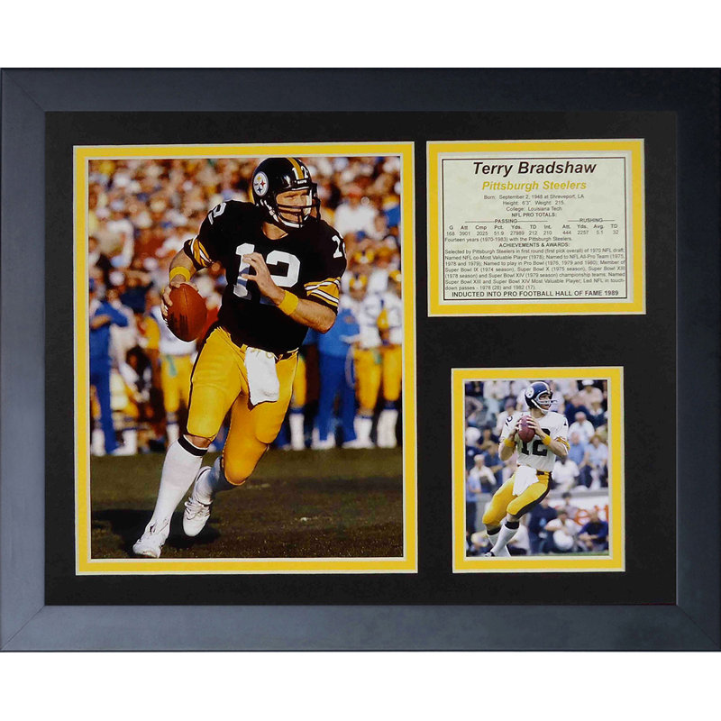 Souvenirs encadrée terry bradshaw
