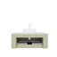 Meuble-lavabo de 91 cm (36 po) - Meuble moderne avec lavabo en céramique, tiroir en contreplaqué, grand espace de rangement et fermeture amortie.