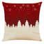 Housses de coussin de Noël 18 po x 18 po, lin de coton, design rétro
