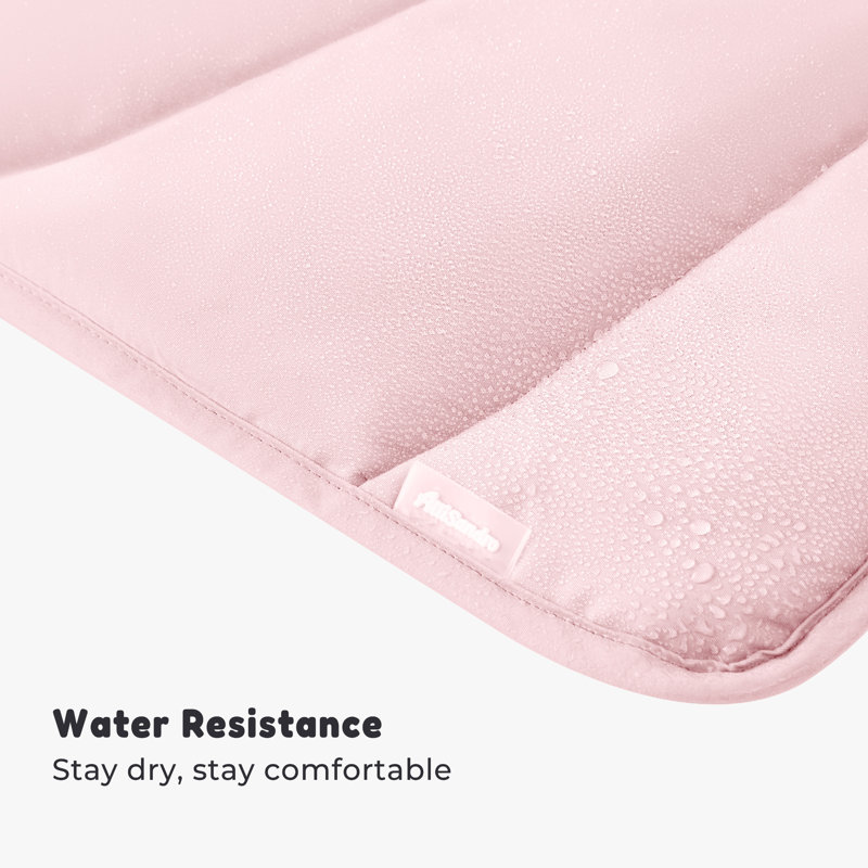 Tapis de voyage en nylon pour chien, Rose clair