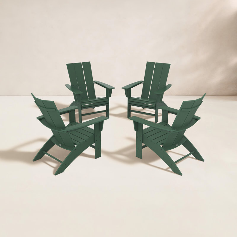 Chaise Adirondack POLYWOOD, Vert