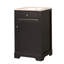Meuble-lavabo de 20 po avec lavabo, armoire de salle de bain avec porte à fermeture douce, support de rangement et tablette réglable-111123906