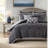 Premium 8 Piece Bedding Sets, Polyester Jacquard Modern Queen Home