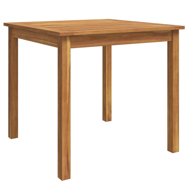 Shadrick Square 3 - Piece 2 - Person 85Cm Acacia Outdoor Table Set