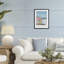 «Pastel Beach Dream», reproduction sous verre encadrée, design par LSR Design Studio-1643310792-1643310791