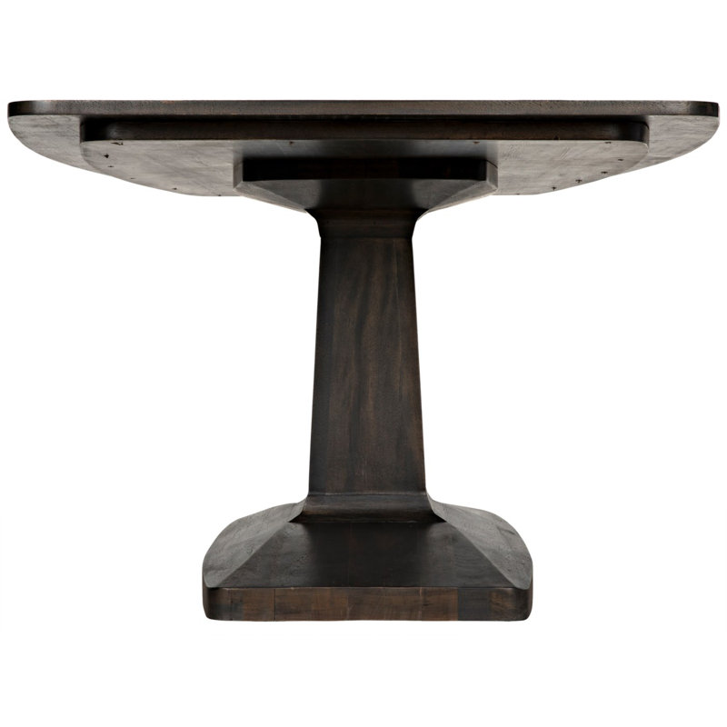 Mid-century Modern Travis Extendable Solid Walnut Dining Table
