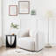 Fauteuil décoratif Accent, fauteuil rembourré en nuage Boucle en tissu, fauteuil de style japonais, canapé 1 place-1280718296