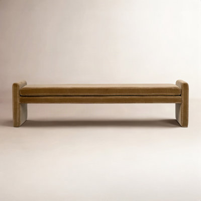 Geordi 70" Boucle Bench
