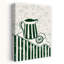 Striped Pitcher Fresh Lemons by Gulcihan Ozguc - Wrapped Canvas Print-280651353
