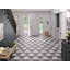 Carreau de sol en porcelaine à usage unique 11 po x 9 po Terrazzo Hexagon-67268988