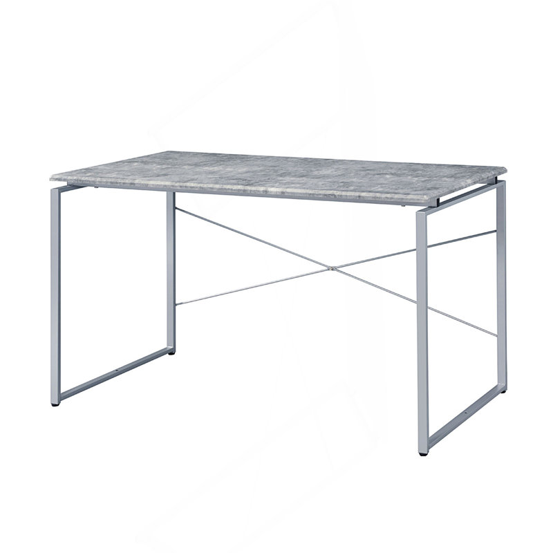 Bureau d'écriture rectangulaire en faux béton