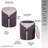 Two-Toned Ottoman With Storage Or Vanity Stool