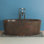 Baignoire de trempage autoportante en cuivre 64 po. X 36 po. Aspen
