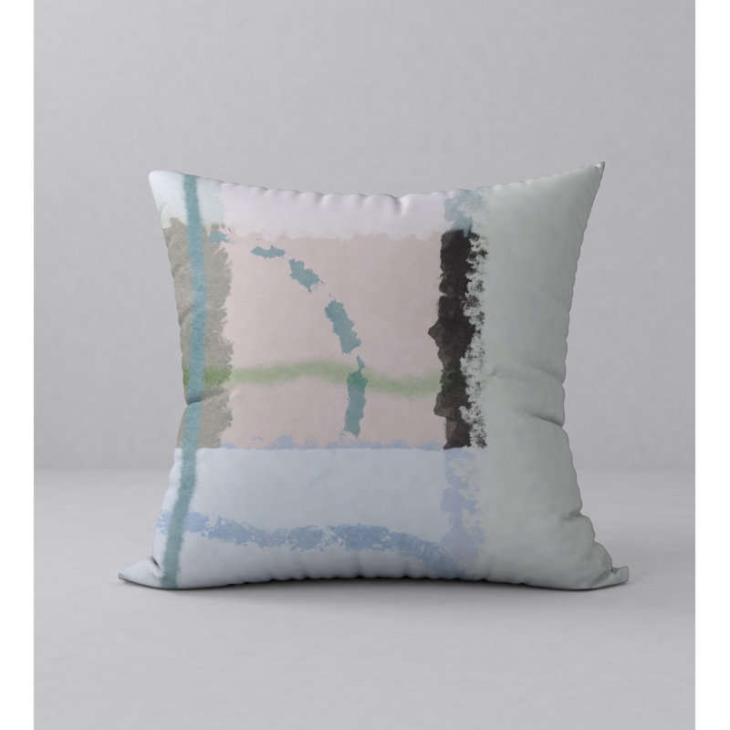 Housse de coussin décorative carrée tendance et insert, 18" x 18"