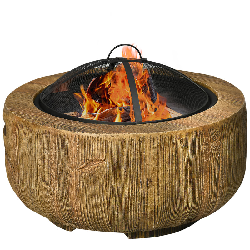 Acequia Round Steel Smokeless Utility Cart