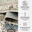 Cashmere Machine Tufted Area Rug ( Low-Pile Traditional)-1159960182